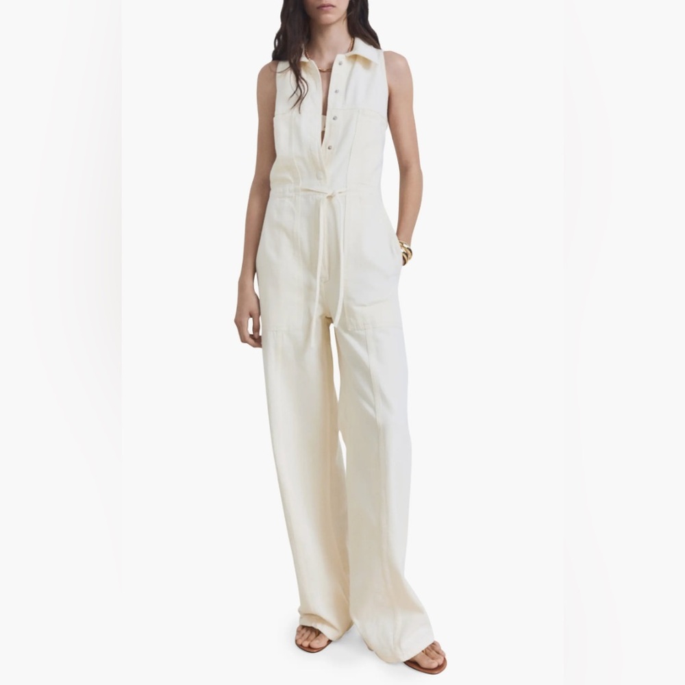 Mango Denim Jumpsuit